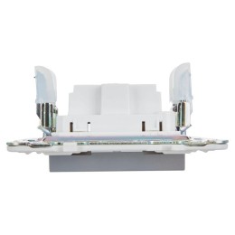 Розетка SKANDY 10А без заземл. без защ. шторок SK-R02Gr сер. IEK SK-R10-10-K03