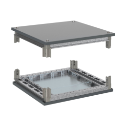 Комплект крыша и основание для оцинкованных шкафов OptiBox M 400x400мм КЭАЗ 306693