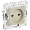 Розетка SKANDY 10А без заземл. защ. шторки SK-R01B беж. IEK SK-R13-10-K10