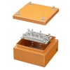 Коробка ответвительная FS 150х150х80мм 4р 450В 20А 10кв.мм нерж. контакт с гладкими стенками и клемм