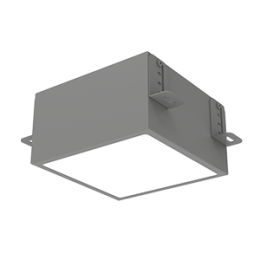 Светильник светодиодный DL-Grill для потолка Грильято 150х150 18Вт 4000К 140х140х100 IP40 встраив. R