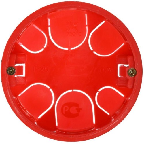 Коробка распаячная CП d80х40 IP20 КМ41025 для полых стен (пластиковые лапки) IEK UKG01-080-040-000-P