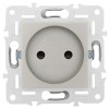 Розетка SKANDY 10А без заземл. защ. шторки SK-R01Sh шампань IEK SK-R13-10-K37