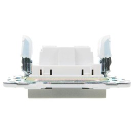 Розетка SKANDY 10А без заземл. защ. шторки SK-R01Sh шампань IEK SK-R13-10-K37