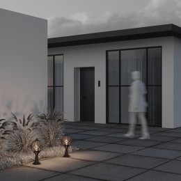 Светильник Via 1х60Вт E27 IP44 ландшафтный Maytoni O024FL-01G