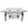 Розетка SKANDY 10А без заземл. защ. шторки SK-R01W арктич. бел. IEK SK-R13-10-K01