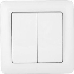 Выключатель 2-кл. СП Прима 10А IP20 бел. (опт. упак.) SchE VS5U-218-B
