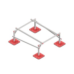 Конструкция опорная для установки оборудования TECHNORAPTOR FOOT 1200х1500 HD КМ TR0217