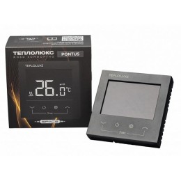 Терморегулятор электронный Pontus Space черн. Теплолюкс 100037059500