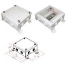 Коробка монтажная электротехническая КМ IP54-1515 8 вводов Гефест 278184