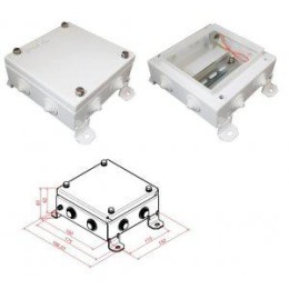 Коробка монтажная электротехническая КМ IP54-1515 8 вводов Гефест 278184
