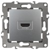 Розетка 12-3114-03 HDMI алюм. ЭРА Б0027483