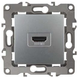 Розетка 12-3114-03 HDMI алюм. ЭРА Б0027483