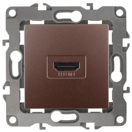 Розетка 12-3114-13 HDMI бронза ЭРА Б0027488