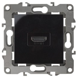 Розетка 12-3114-06 HDMI черн. ЭРА Б0027486
