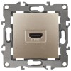 Розетка 12-3114-04 HDMI шампань ЭРА Б0027484