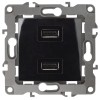 Устройство зарядное USB 12-4110-06 5В-2100мА черн. ЭРА Б0027496