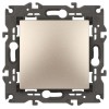 Выключатель 1-кл. СП Elegance 14-1101-04 10А IP20 250В 10AX механизм шампань Эра Б0034211