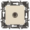 Розетка телевизионная одиночная TV 1мод. Elegance 14-3101-02 IP20 сл. кость Эра Б0034291