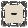 Розетка 14-3114-02 HDMI Elegance сл. кость ЭРА Б0034333