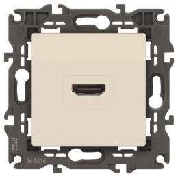 Розетка 14-3114-02 HDMI Elegance сл. кость ЭРА Б0034333