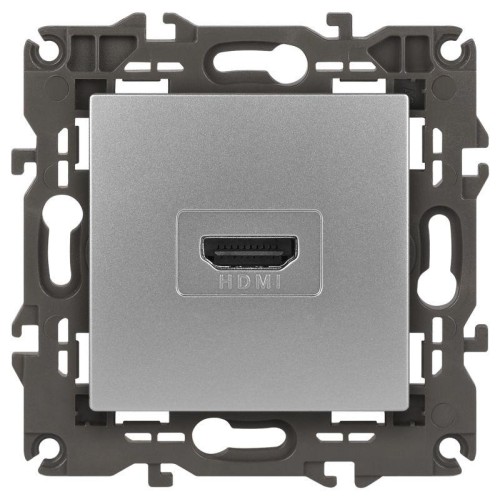 Розетка 14-3114-03 HDMI Elegance алюм. ЭРА Б0034334