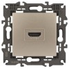 Розетка 14-3114-04 HDMI Elegance шампань ЭРА Б0034335