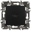 Розетка 14-3114-05 HDMI Elegance антрацит ЭРА Б0034336