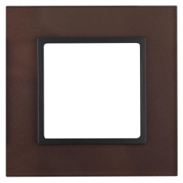Рамка 1-м 14-5101-13 стекло Elegance бронза+антрацит ЭРА Б0034475