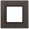 Рамка 1-м 14-5101-32 стекло Elegance сер.+антрацит ЭРА Б0034486
