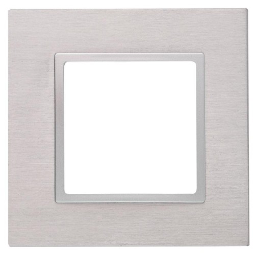 Рамка 1-м 14-5201-03 металл Elegance алюм.+алюм. ЭРА Б0034541