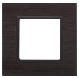 Рамка 1-м 14-5201-05 металл Elegance черный+антрацит ЭРА Б0034543