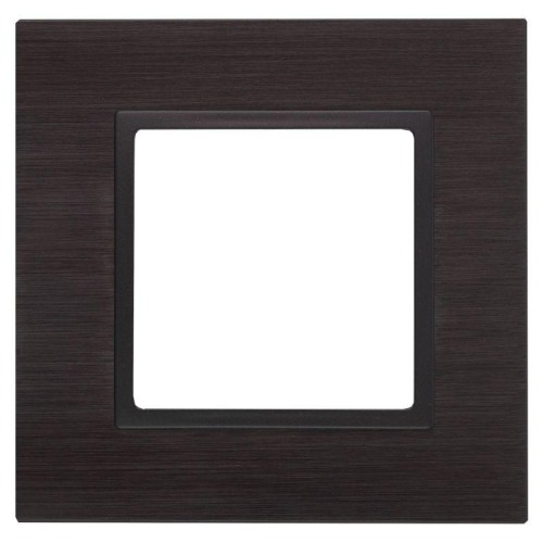 Рамка 1-м 14-5201-05 металл Elegance черный+антрацит ЭРА Б0034543