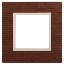Рамка 1-м 14-5301-09 дерево Elegance дуб+сл. кость ЭРА Б0034568