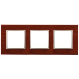 Рамка 3-м 14-5303-08 дерево Elegance вишня+шампань ЭРА Б0034579