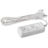 Удлинитель 2х3м без заземл. 10А IP20 U-2-3m-2х1 ПВС 2х1 Эра Б0028360