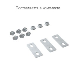 Крышка на ответвитель DPT Т-образ. горизонтальный осн.80 цинк-ламельная в компл. с метизами и пласти