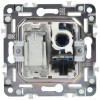 Розетка двойная TV+RJ45 кат.6E SKANDY SK-A15W арктич. бел. IEK SK-AK20-2-K01