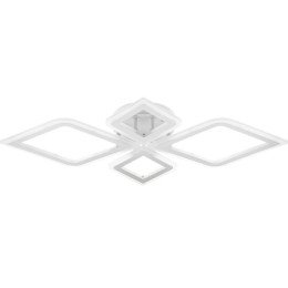 Люстра потолочная светодиодная диммируемая FIUGGI 670х450х75мм 146Вт 2700К/4200К/6400К 30кв.м бел. R