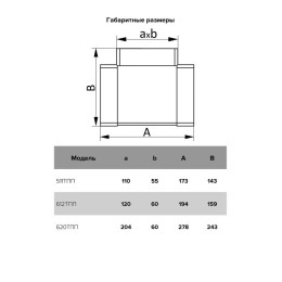 Тройник Т-обр. 60х120 ERA 612ТПП