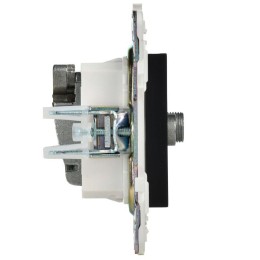 Розетка двойная TV+SAT SKANDY SK-A13Bl черн. IEK SK-AF20-O-K02