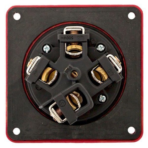 Розетка стационарная внутренняя 3442 3Р+РЕ 125А 380В IP67 PROxima EKF ps-3442-125-380