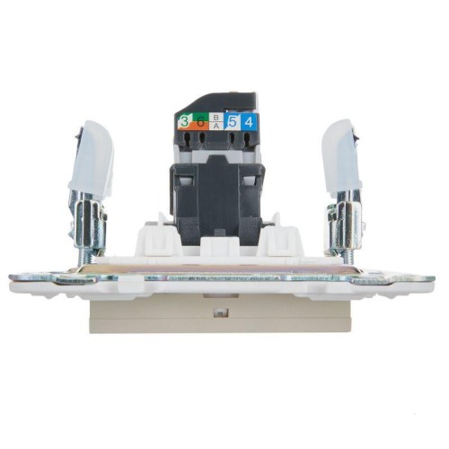 Розетка компьютерная RJ45 кат.5E SKANDY SK-K01B беж. IEK SK-K10-1-K10