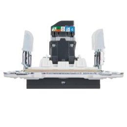 Розетка компьютерная RJ45 кат.5E SKANDY SK-K01G графит IEK SK-K10-1-K53