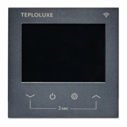Терморегулятор электронный Pontus wi-fi Space черн. Теплолюкс 100037059600