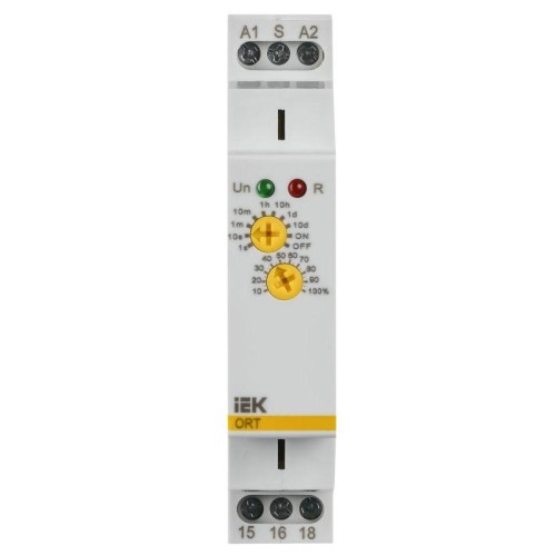 Реле задержки включения ORT 1 контакт 230В AC IEK ORT-A1-AC230V