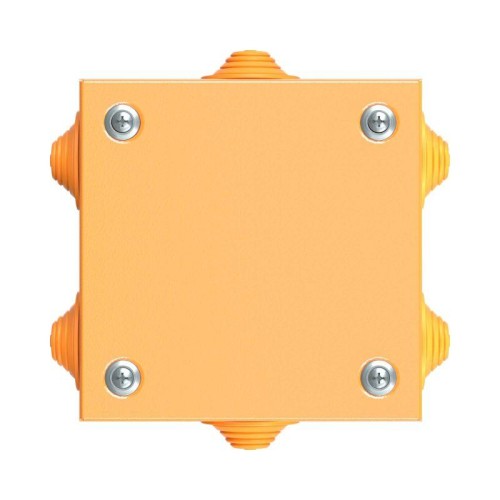 Коробка ответвительная FS 150х150х80мм 4р 450В 20А 10кв.мм нерж. контакт с каб. вводами и клеммн. IP