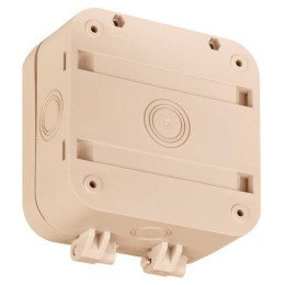 Коробка распределительная133х120х60 двухкомпонентн. для видеокамер HF IP68 беж. Ruvinil 67080БЖ