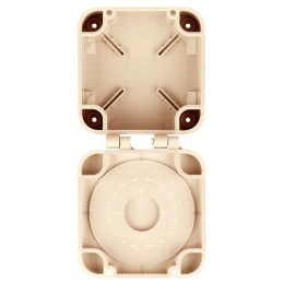 Коробка распределительная133х120х60 двухкомпонентн. для видеокамер HF IP68 беж. Ruvinil 67080БЖ