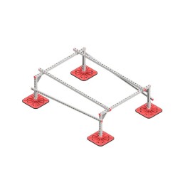 Конструкция опорная для установки оборудования TECHNORAPTOR FOOT 1200х1700 HD КМ TR0218